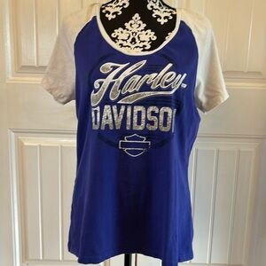 Harley Davidson Women’s Short Sleeve Top Size L